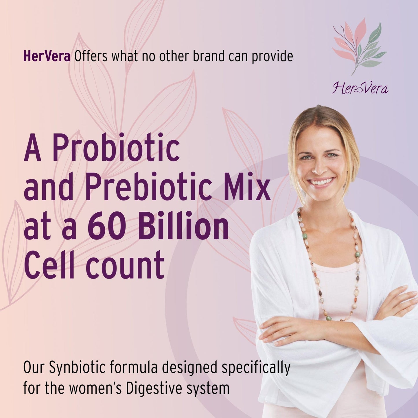 HerVera Synbiotic Dietary Supplement